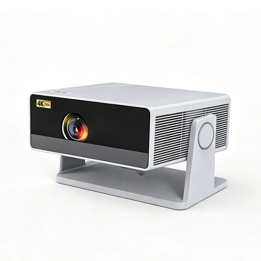 X20-H723 Nativer 1080P Autofokus-Projektor, 4-Zoll Ultra-HD Kurzdistanz Smart-Projektor, Android 14 WiFi6 Bluetooth 5.4, Leiser Projektor für Zuhause und Büro