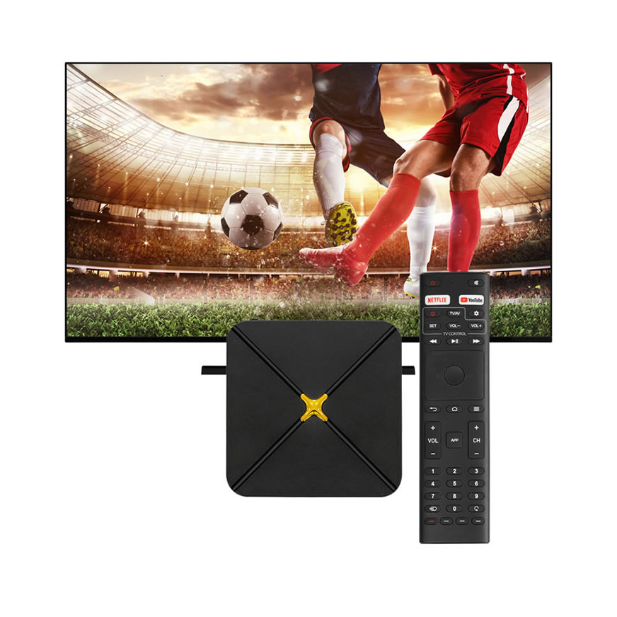 Caja TV inteligente 4K HDR HLQ-Max | Reproductor multimedia de red de cuatro núcleos de alta velocidad