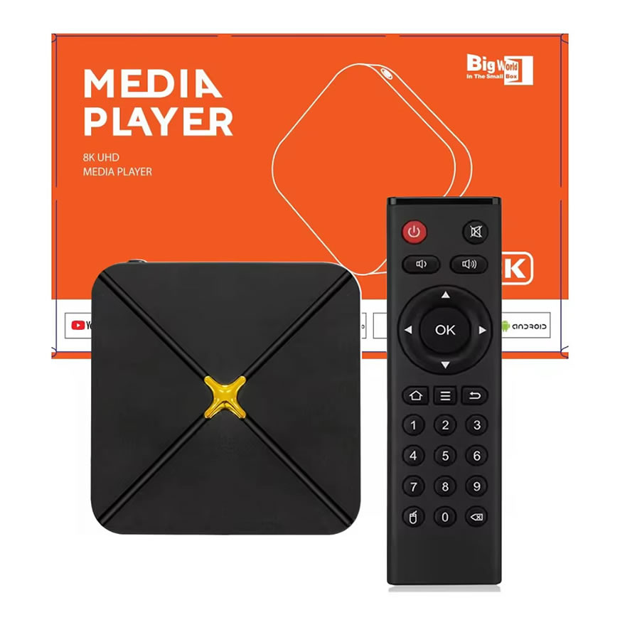 HLQ-Max 4K HDRスマートTVボックス｜クアッドコア高速ネットワークメディアプレーヤー